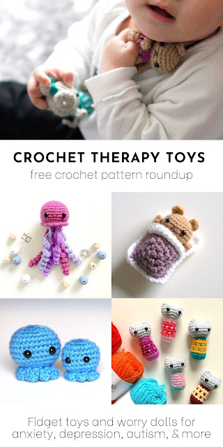 Free Crochet Pattern Roundup of Amigurumi for Anxiety, Sensory