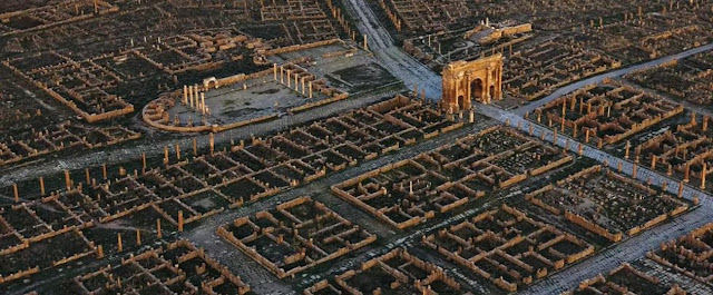 Тимгад — древний город времен Римской империи