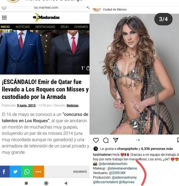 Miss Venezolana en un Tepuy de Canaima