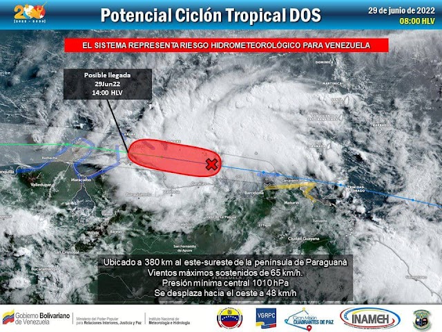 Protección Civil Mérida en alerta ante el paso del Ciclón Tropical