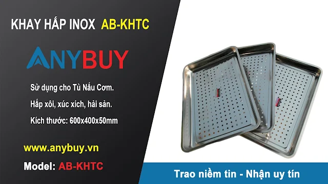 Khay hấp inox AB-KHTC dùng cho tủ nấu cơm ANY Việt Nam