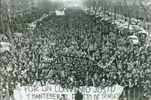 Cincuenta años de la masiva huelga de Seat en Barcelona que asestó un duro golpe al franquismo