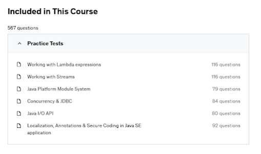 Java SE 11 Developer Certification [1Z0-819] Exam dumps