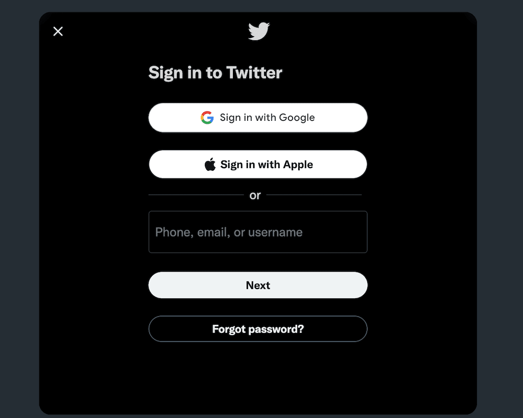 What to Do If You Forgot Your Twitter Password