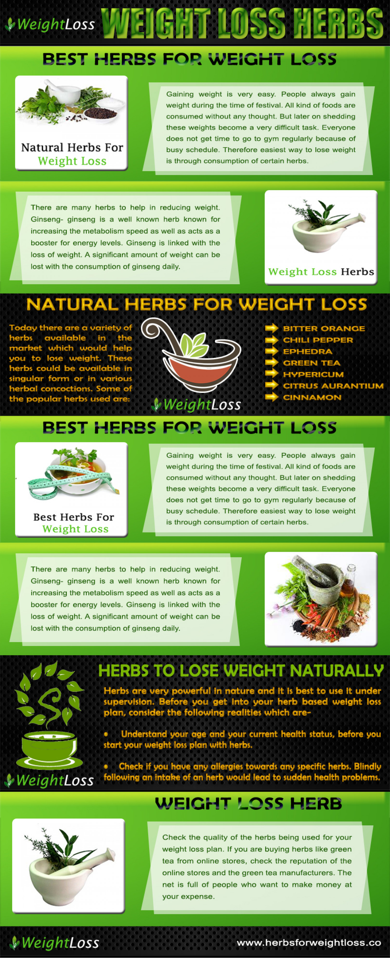 Herbs That Make You Lose Weight