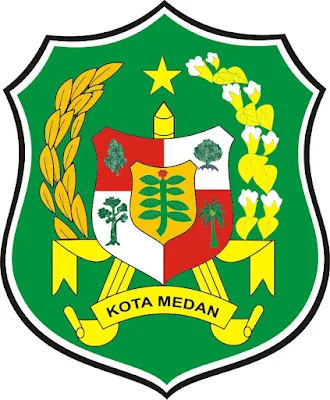 Logo / Lambang Kota Medan - Latar (Background) Putih & Transparent (PNG)