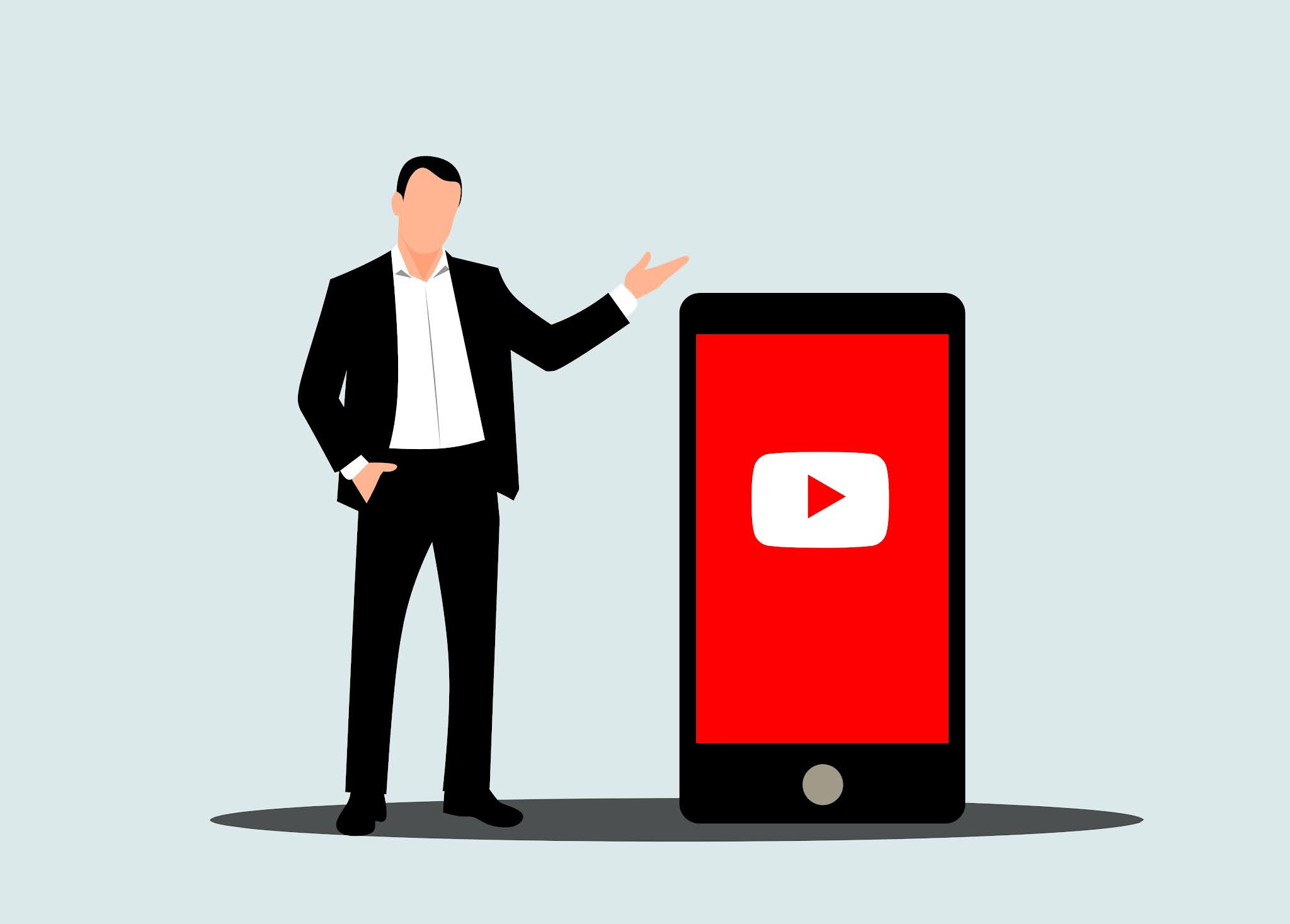 YouTube business graphic design