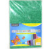 Glitter Paper Green Color A4 Size In 10 Pcs Packet