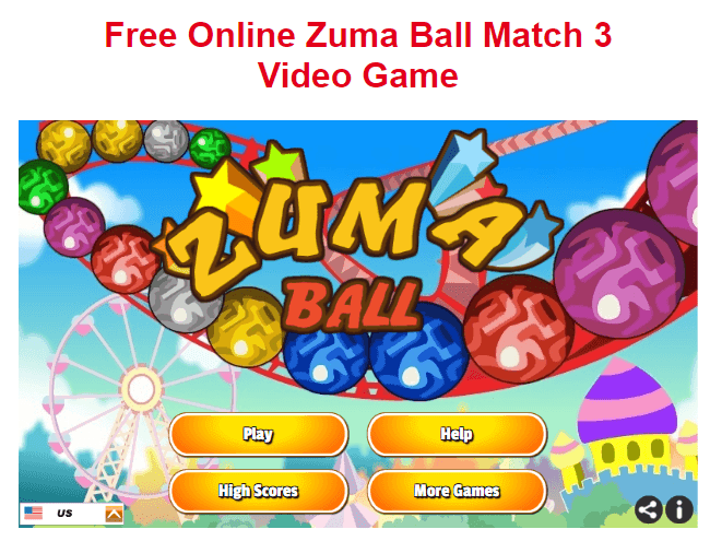 Bermain Zuma Ball
