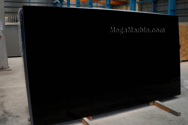 Premium Absolute Black Granite Slabs