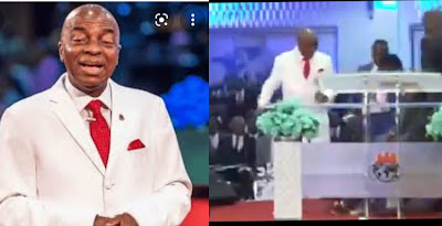 Shock As Man Attacks Pastor Oyedepo On The Alter (Video)