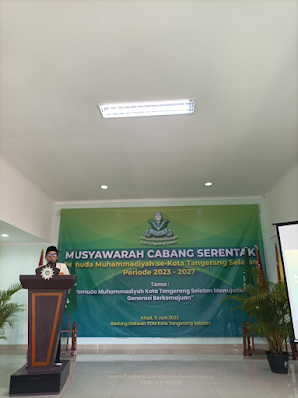 Pimpinan Daerah Pemuda Muhammadiyah (PDPM) Kota Tangerang Selatan Menggelar Pengajian Dzulqo'dah dan Musyawarah Cabang Serentak