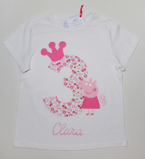 camiseta cumpleaños Peppa Pig