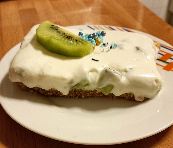 Cheesecake de kiwi