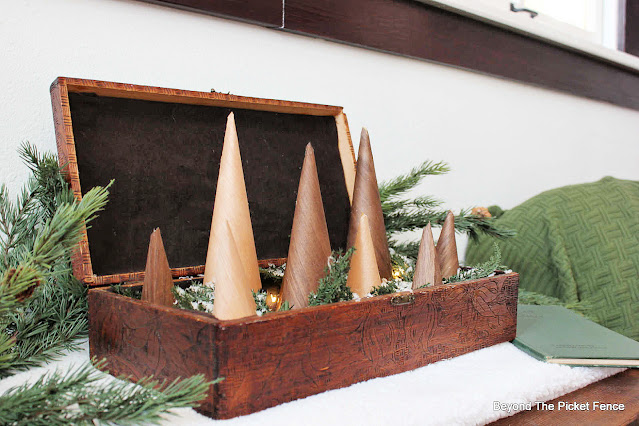 12 Days of Christmas Ideas Day 2 DIY Wood Cone Trees on a Budget