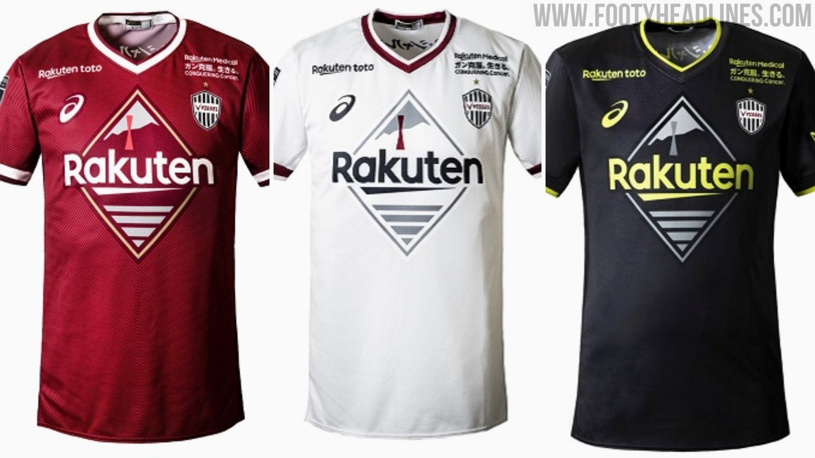 Vissel Kobe 22 Home Away Third Kit Released Footy Headlines