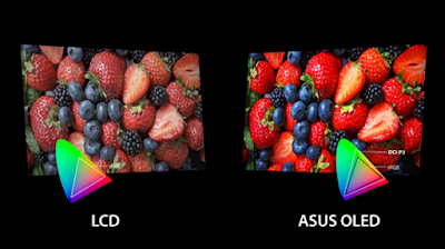 Akurasi warna dari ASUS OLED