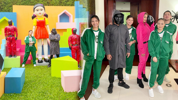 Everything you need to know about Angel Locsin and Neil Arce’s Squid Game themed Halloween set-up and tracksuits!