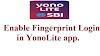 How to enable fingerprint login in Yono Lite SBI?