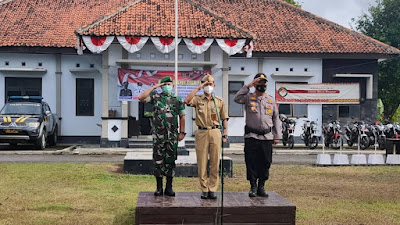 Tiga Pilar Kecamatan Pituruh Gelar Apel Sinergitas Bersama