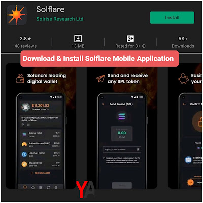 Download & Install Solflare Mobile Application