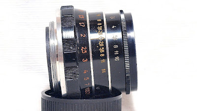 Industar N-61L/D Black 55mm 1:2.8 (M39 mount) #426