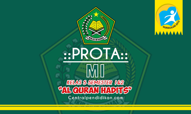 Prota Al Quran Hadits Kelas 5 MI Revisi Tahun 2022/2023, Lengkap