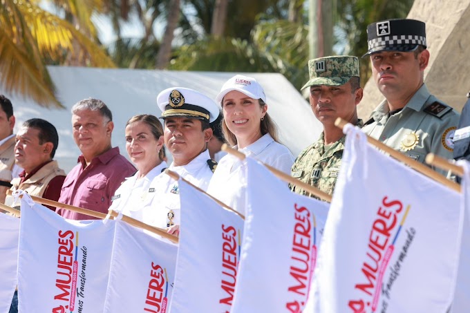 Atenea Gómez Ricalde encabeza el Operativo para un verano seguro en Isla Mujeres