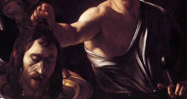 Le Caravage a représenté la tête coupé de saint Jean-Baptiste