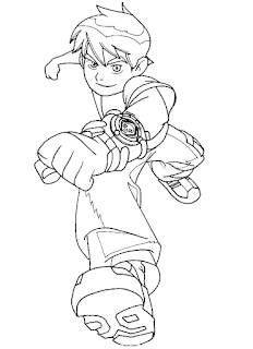 Coloring Pages for boys Ben 10