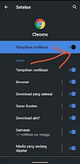 Cara Menghilangkan Pemberitahuan Chrome di Hp dan Laptop