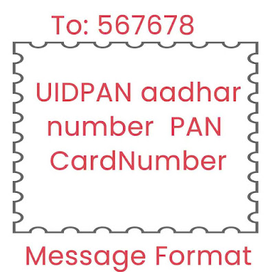 aadhar pan link message format