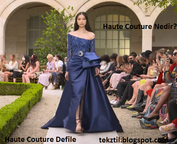 haute couture defilesi,haute couture özel tasarım elbise