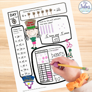 These New Years resources math worksheets are great for common core daily math practice.