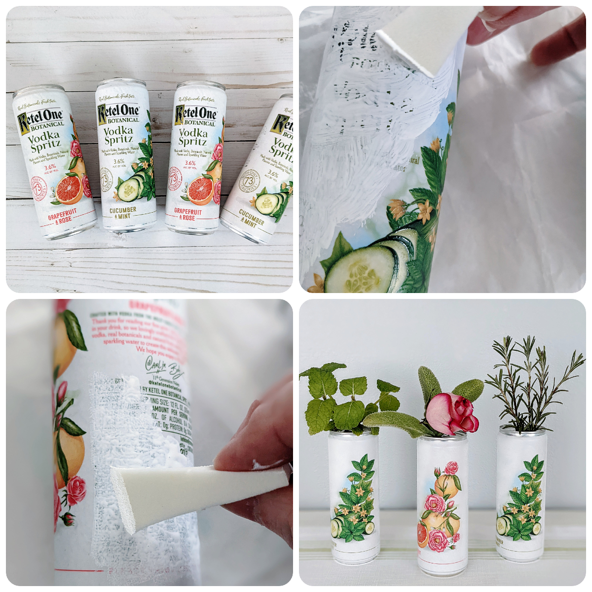 Botanical spritzer can upcycle