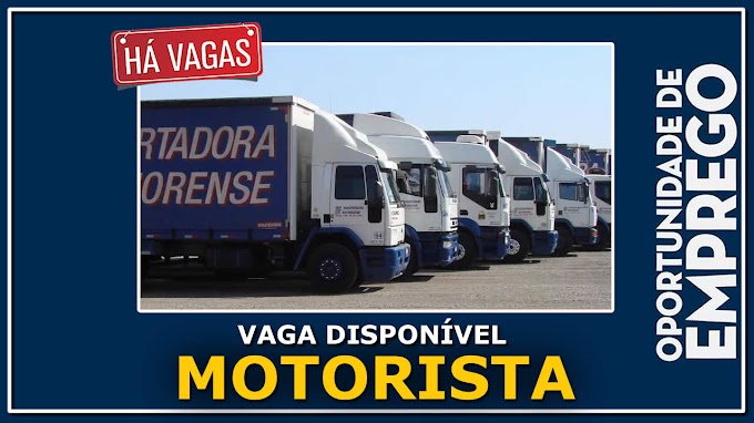 Transportadora Montemorense abre vagas para motorista carreteiro