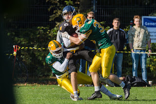 Sportfotografie American Football Münster Blackhawks Olaf Kerber