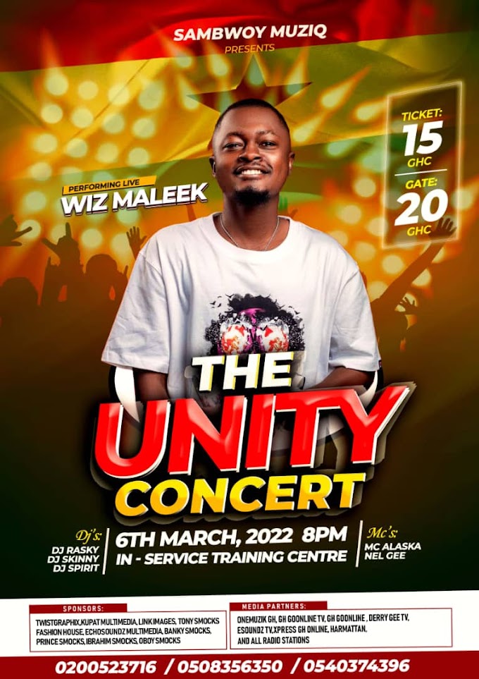 THE UNITY CONCERT ON 6TH MARCH,2022