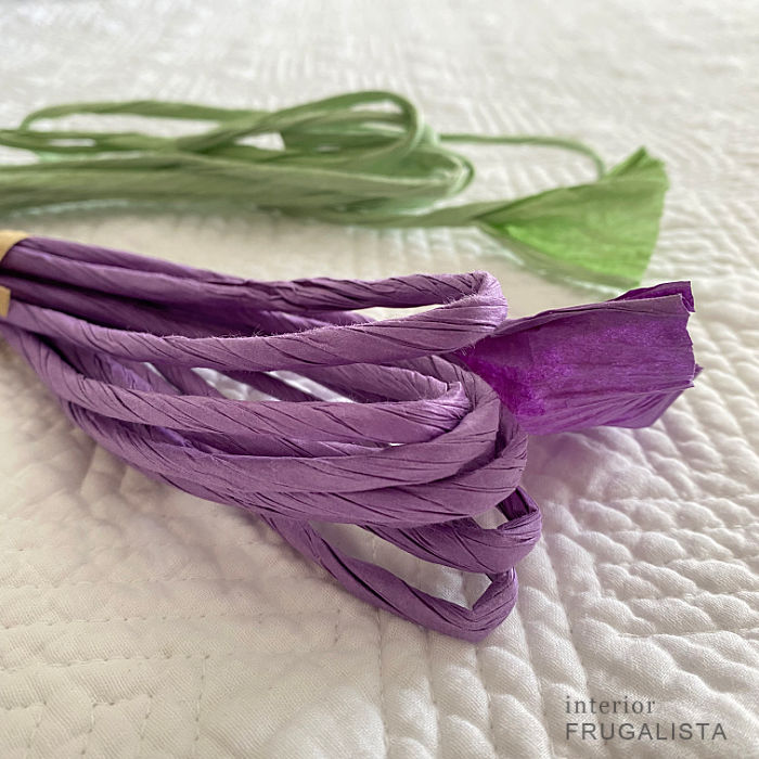 How to make DIY napkin rings with pretty twisted paper cording.