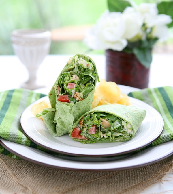 Chicken Caesar Salad Wraps Recipe