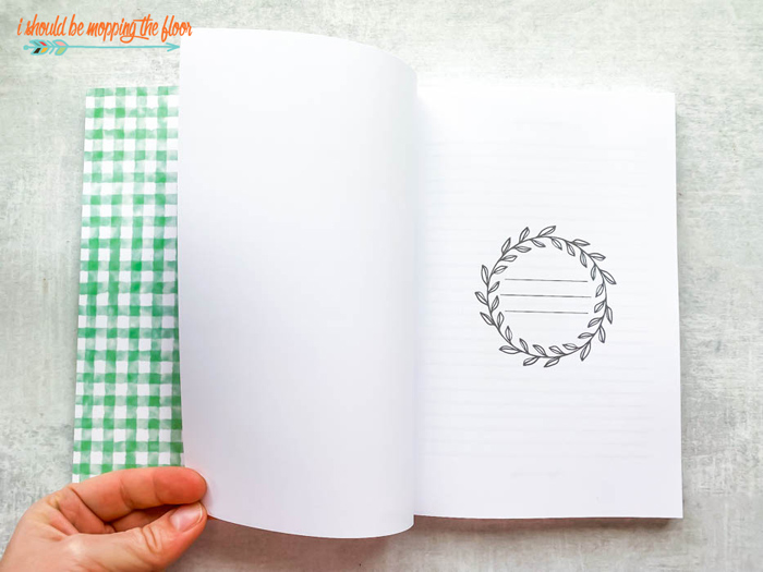 Gingham Notebook