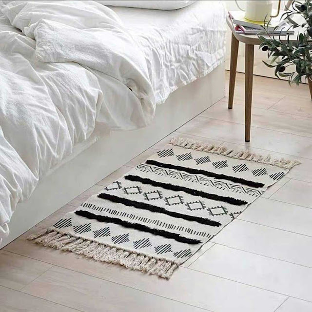 karpet dapur dengan desain Nordic