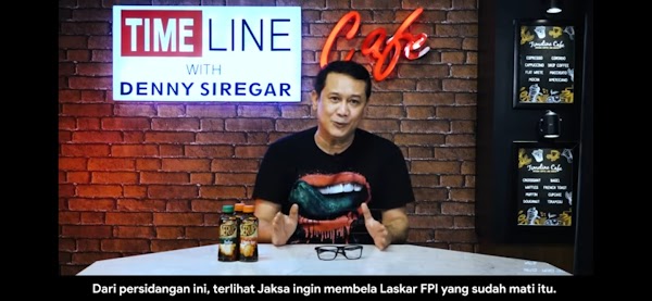 Denny Siregar: Jaksa Ingin Bela Laskar FPI yang Sudah Mati