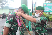 Kodim 0314 Gelar Penyambutan Aggota Yang Kembali dari Satgas Ter Kodam XVllI/Kasuari Papua