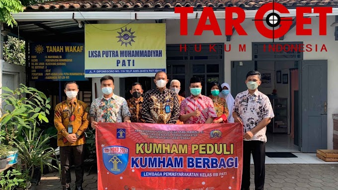 Sukseskan KUMHAM Peduli KUMHAM Berbagi, Lapas Pati Adakan Bhakti Sosial 