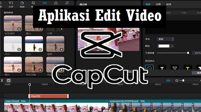 Aplikasi Edit Video Capcut