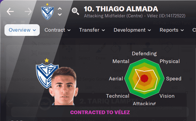 Thiago Almada - FM22 Wonderkid Review