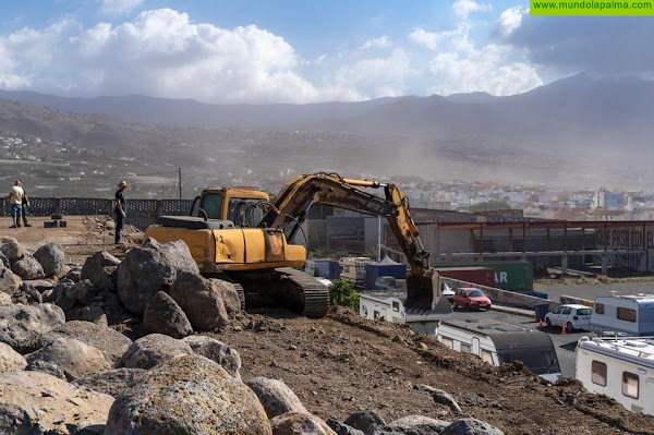 Vivienda comienza en Los Llanos el montaje de las primeras viviendas modulares para los afectados del volcán