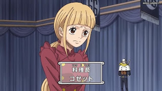 ワンピースアニメ WCI編 800話 コゼット Cosette | ONE PIECE Episode 800