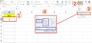Cara Mudah Membuat Nomor Urut Secara Otomatis di Ms Excel dengan Fill Series